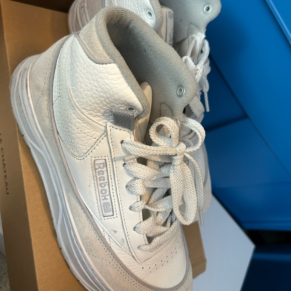 Reebok White High-Top Sneakers